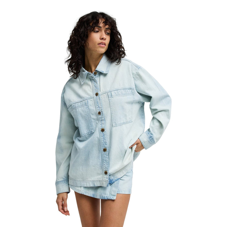 Billabong | Women Jade Saltwashed Wvn Shirt Long Sleeves