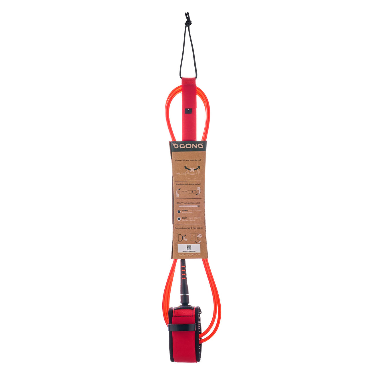 GONG | Leash Surf Comp Cheville - 6mm