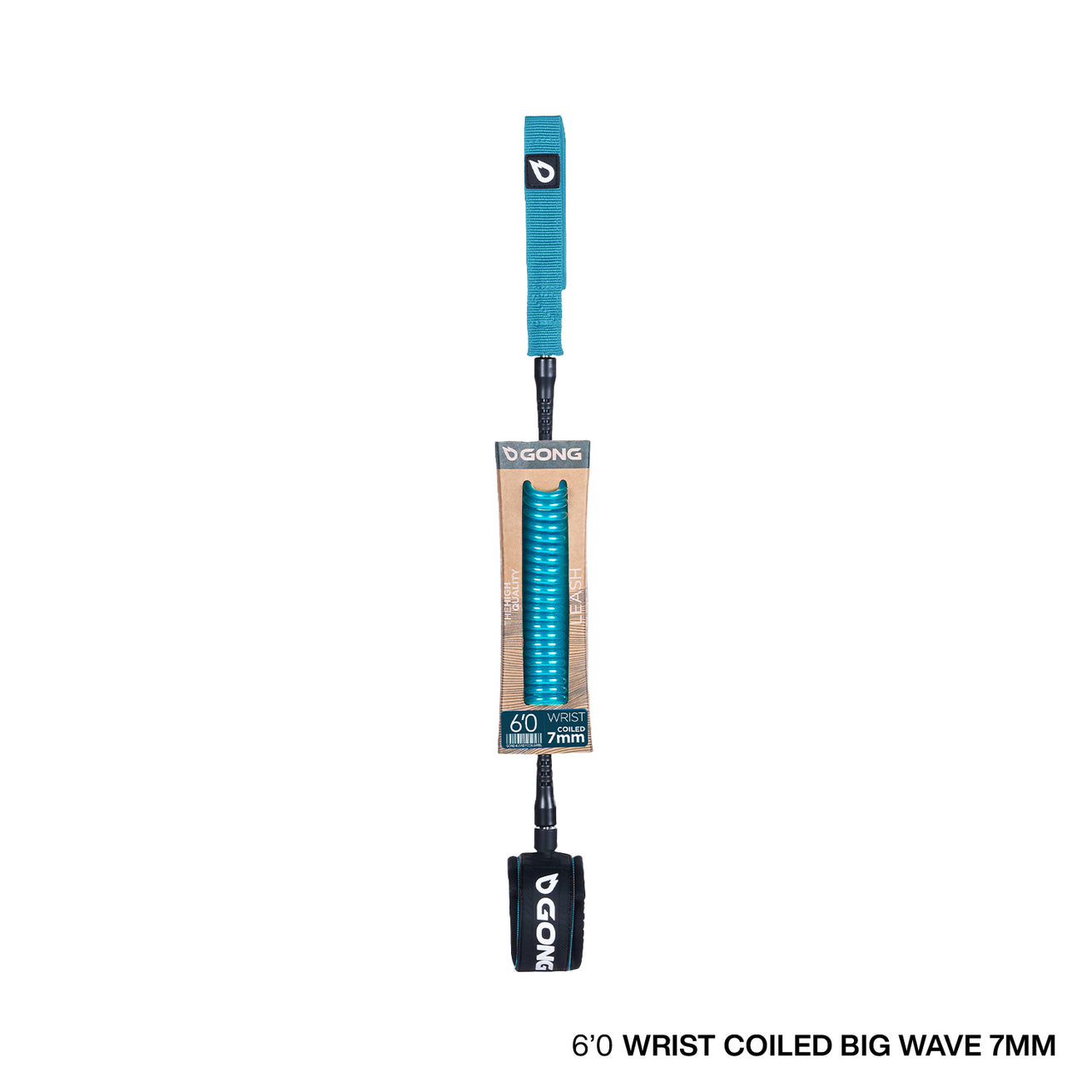 GONG | Wing Leash Coiled Big Wave Wrist - 7mm