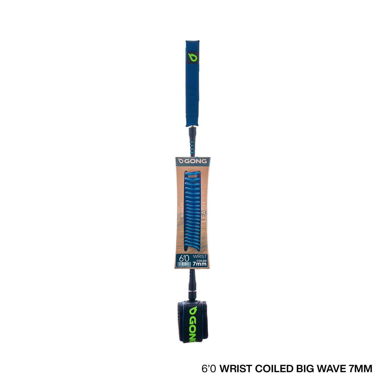GONG | Wing Leash Coiled Big Wave Wrist - 7mm