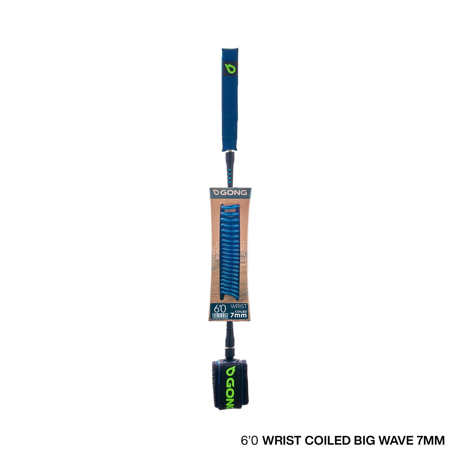 GONG | Wing Leash Coiled Big Wave Wrist - 7mm