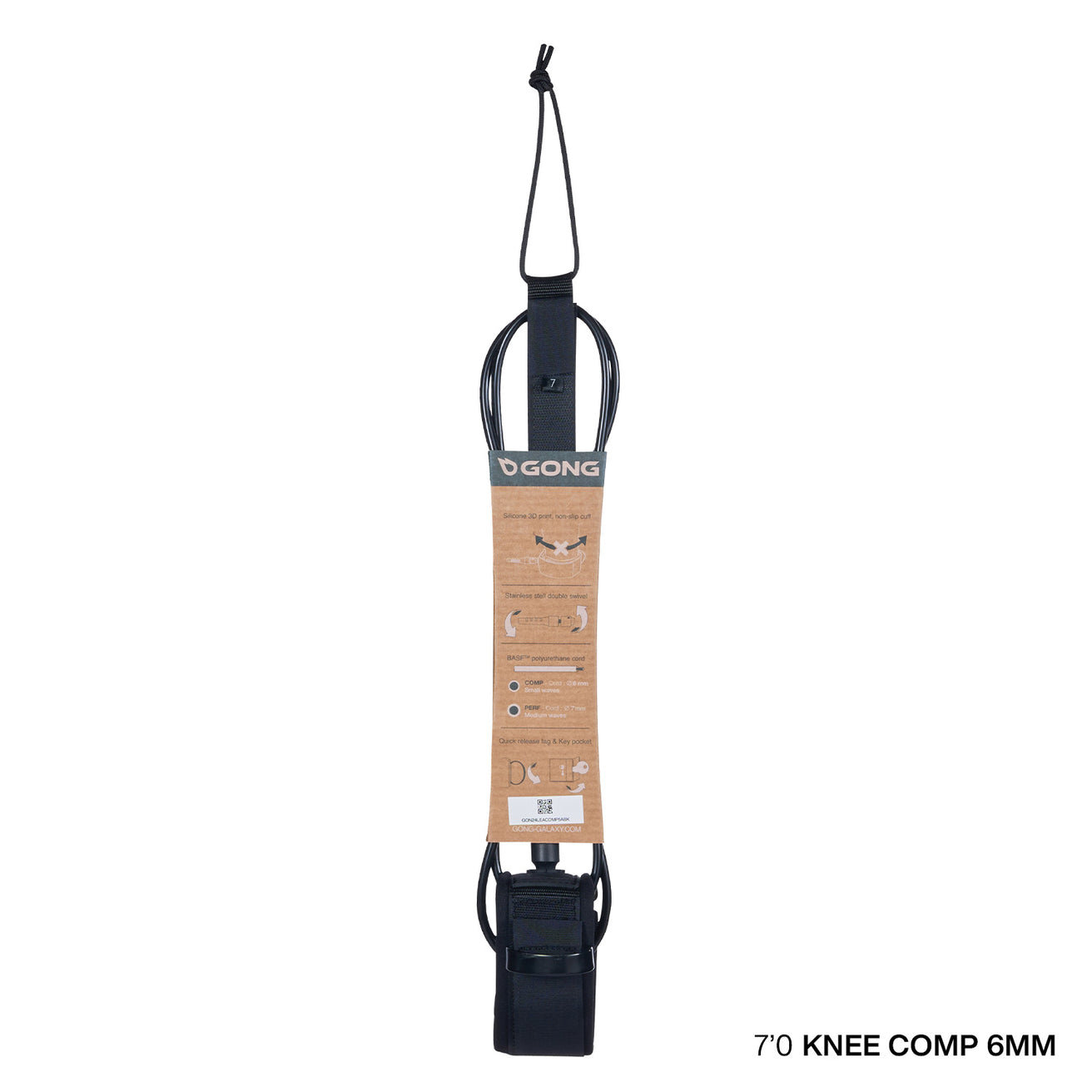 GONG | Surf Leash Comp Knee - 6mm