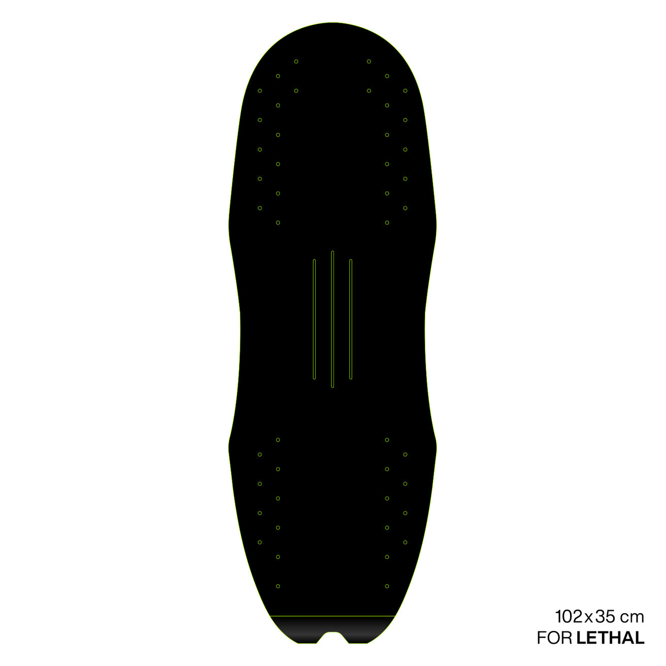 GONG | EVA Surf foil Brushed Pad Shape Lethal