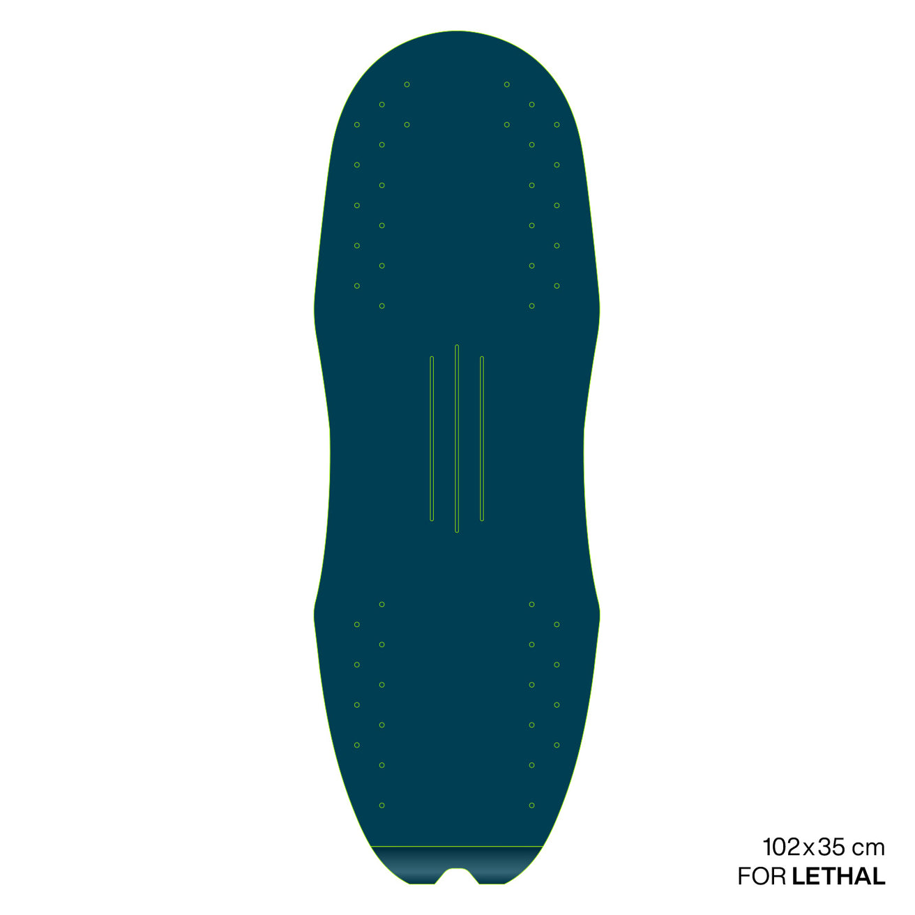 GONG | EVA Surf foil Brushed Pad Shape Lethal