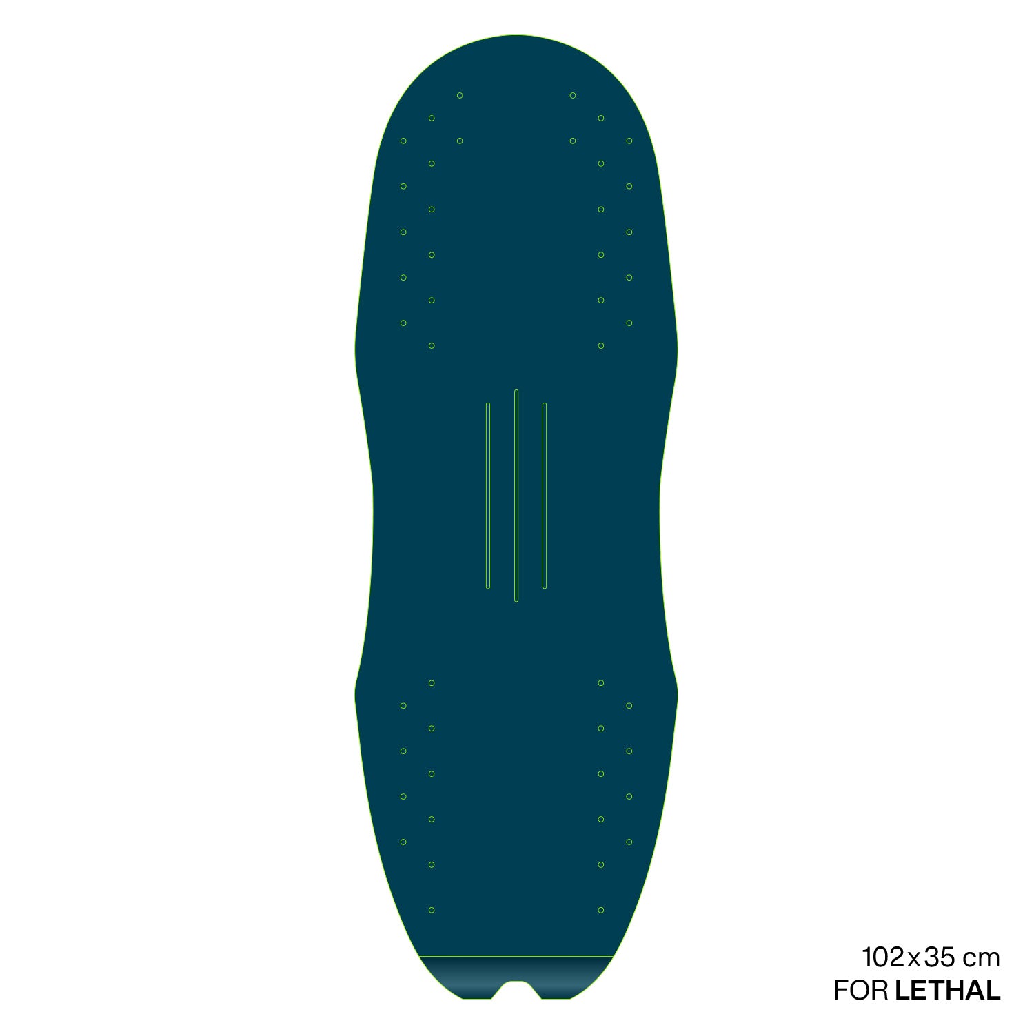 GONG | EVA Surf foil Brushed Pad Shape Lethal