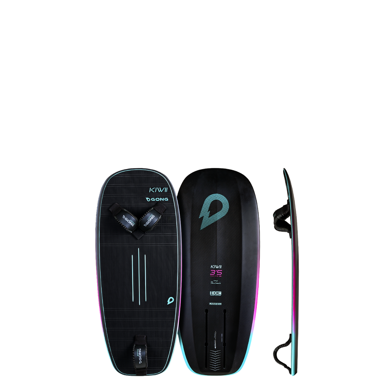 GONG | Kitefoil Board Kiwii Strapped HDCC 3'5