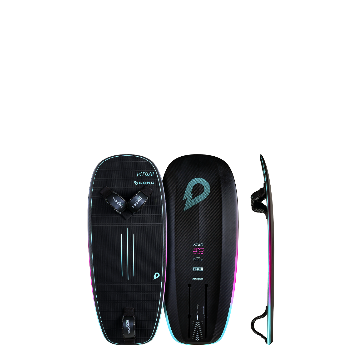 GONG | Kitefoil Board Kiwii Strapped HDCC 3'5