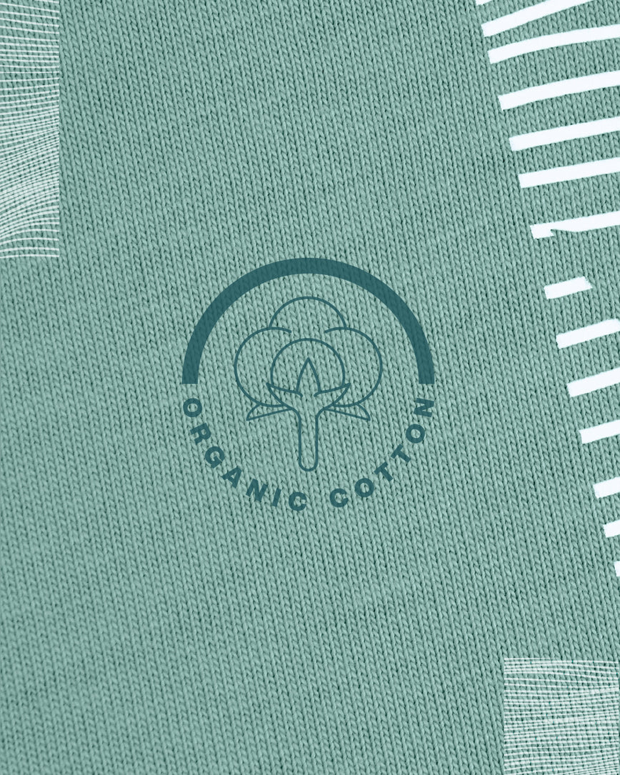 GONG | Sweat Graphic Swell Unisexe en Coton Biologique