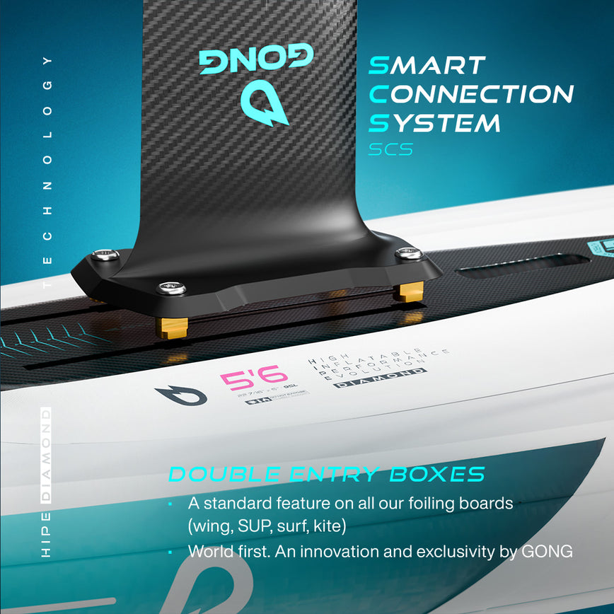 GONG | Wing foil Board Inflatable HIPE Diamond