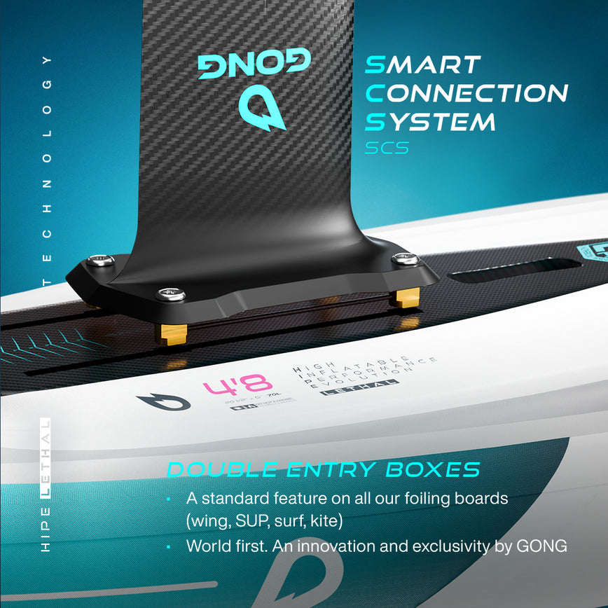 GONG | Wing foil Board Inflatable HIPE Lethal