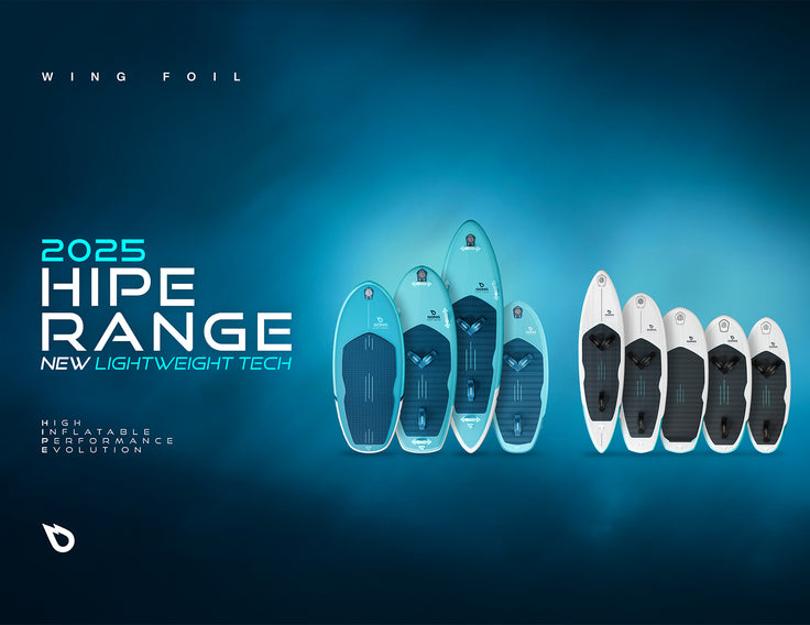 GEAR: DISCOVER THE 2025 HIPE RANGE OF INFLATABLE WING BOARDS!