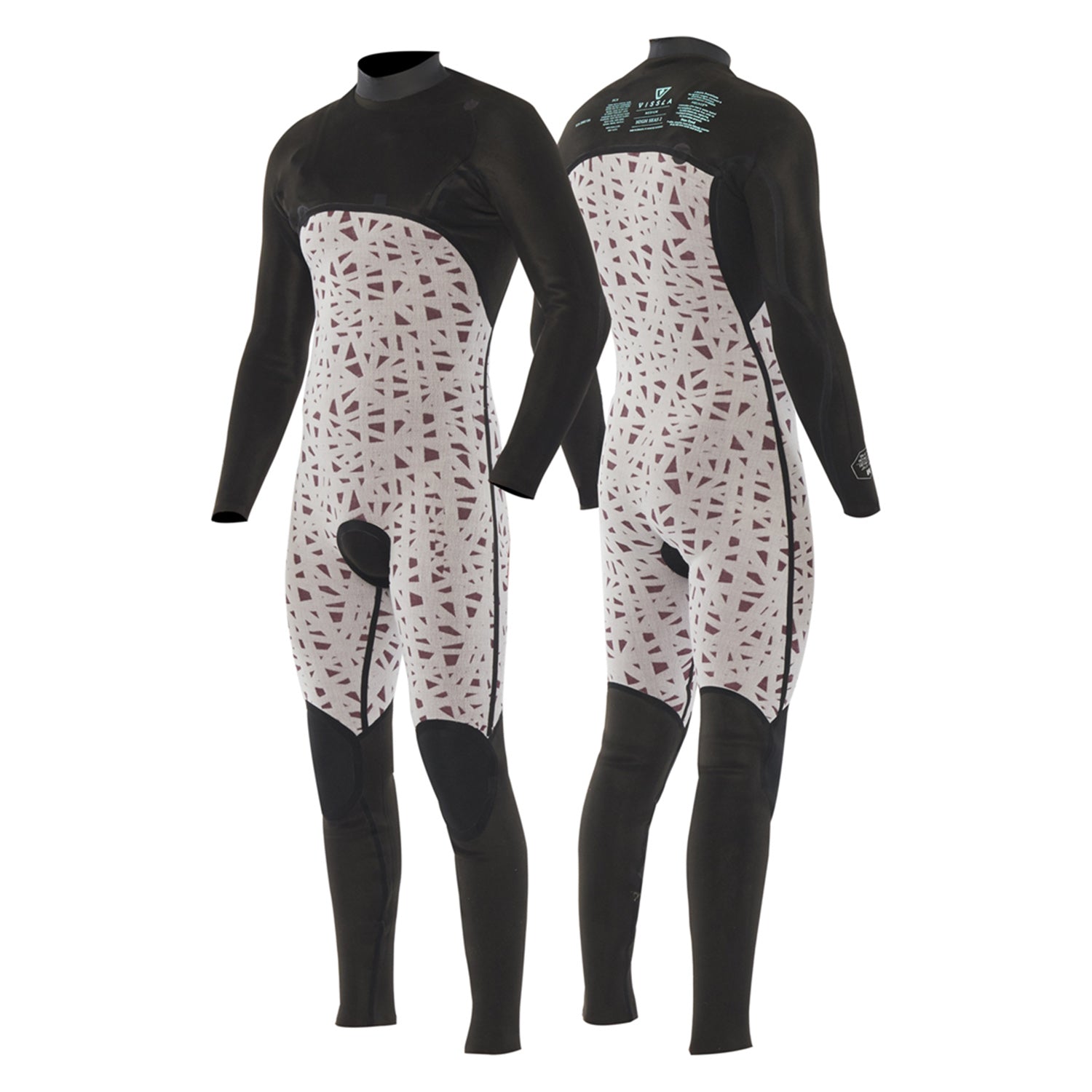 Vissla | Integrale High Seas II Homme Chest Zip 4/3 - Stealth