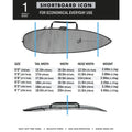 Creatures of Leisure | Shortboard Icon Lite Boardbag