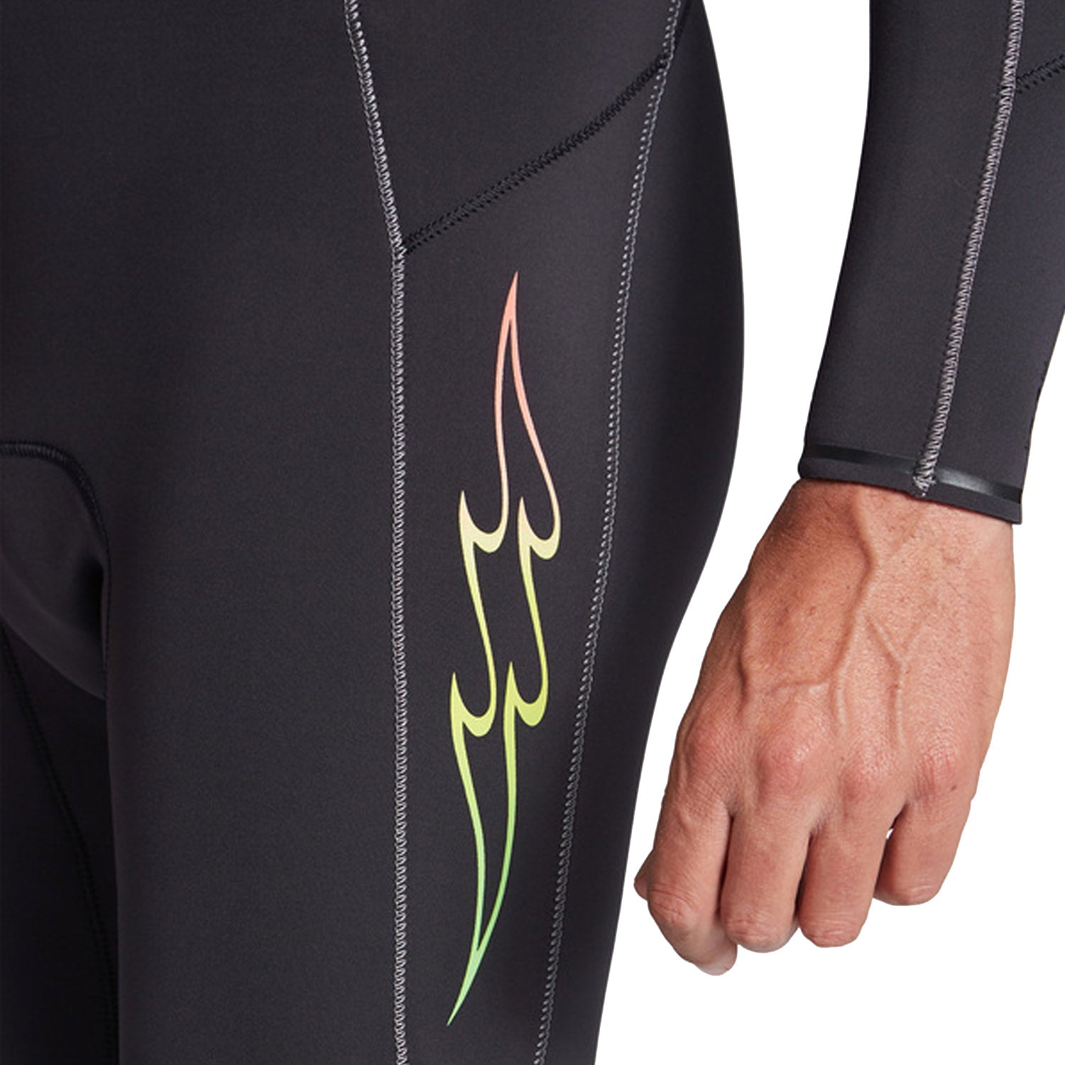 Billabong | Men Fullsuit Absolute 3/2 Chest Zip - Black Fade