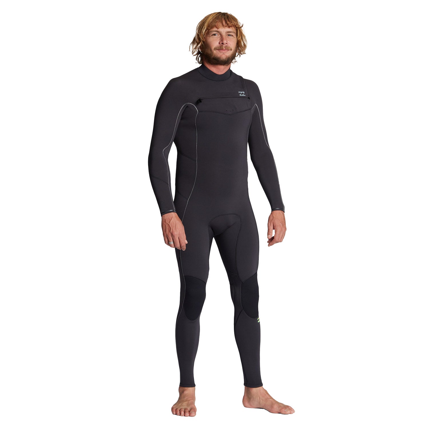Billabong | Men Fullsuit Absolute 3/2 Chest Zip - Black Fade