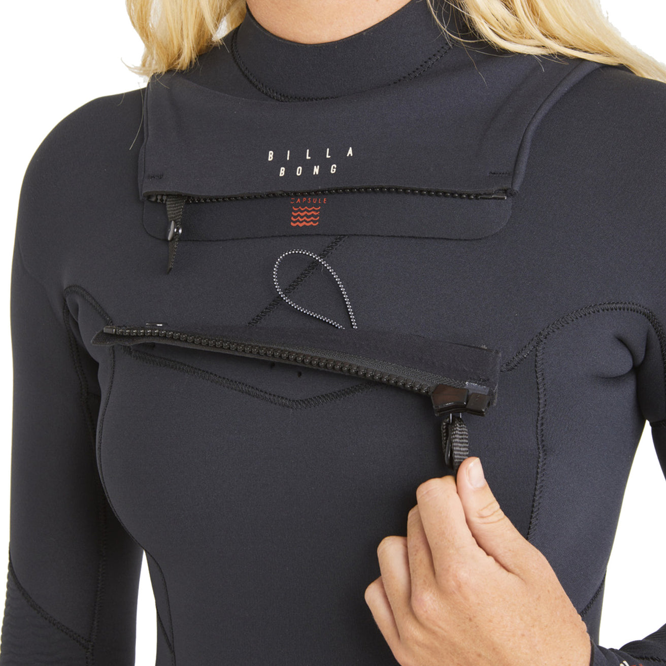 Billabong | Integrale Femme Salty Dayz 4/3 Chest Zip - Black