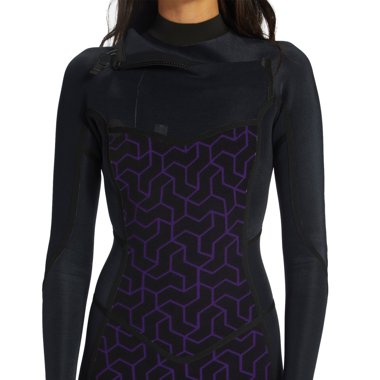 Billabong | Integrale Femme Synergy 3/2 Chest Zip - Wild Black