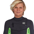 Billabong | Absolute Boy 2/2 Shorty Springsuit Chest Zip - Neon Green