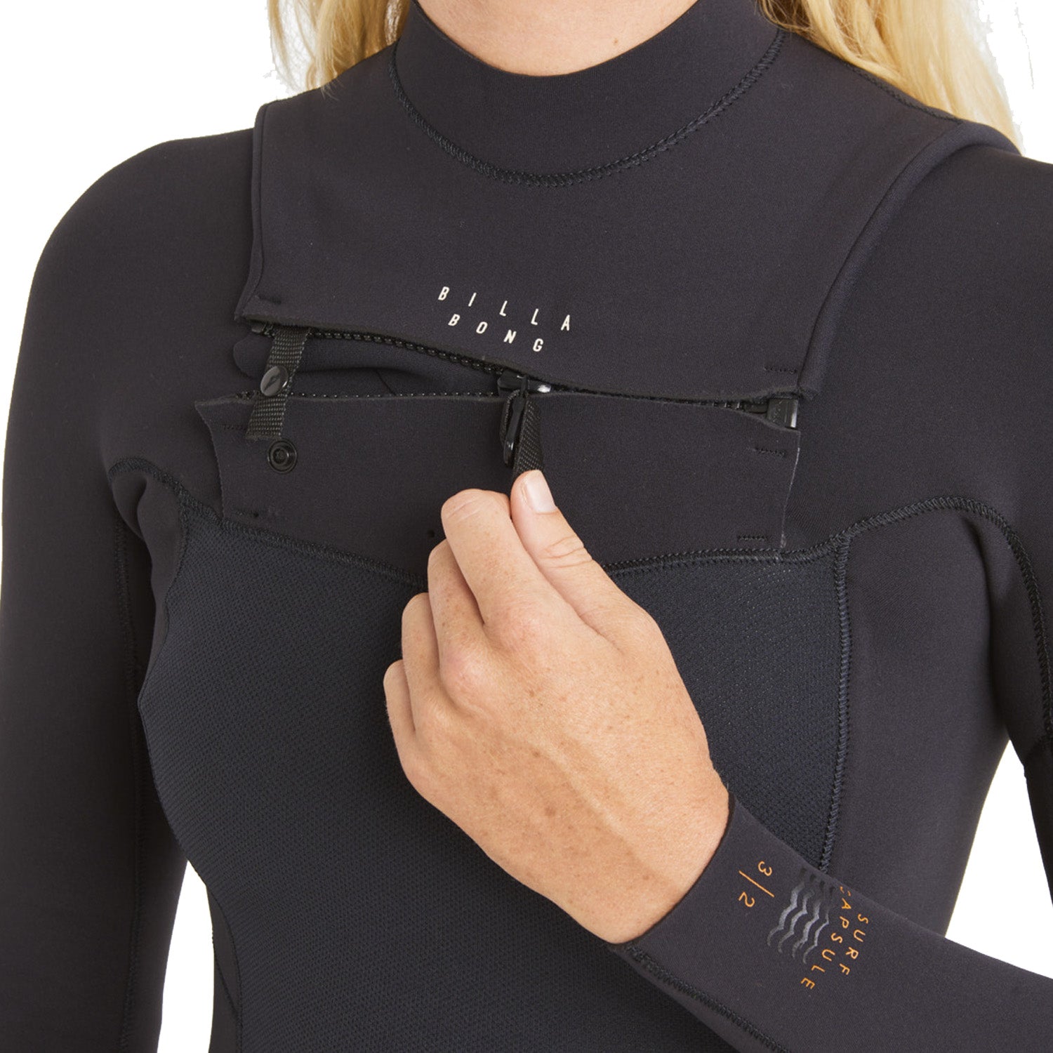 Billabong | Women Fullsuit 3/2 Salty Days Natural Chest Zip