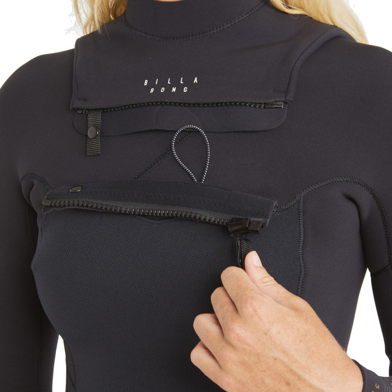 Billabong | Women Fullsuit 3/2 Salty Days Natural Chest Zip