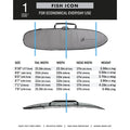 Creatures of Leisure | Boardbag Fish Icon Lite