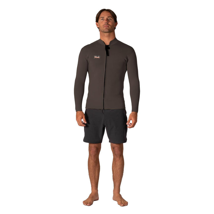 Vissla | Men Solid Sets Front Zip Long Sleeves Neoprene Top - 2mm