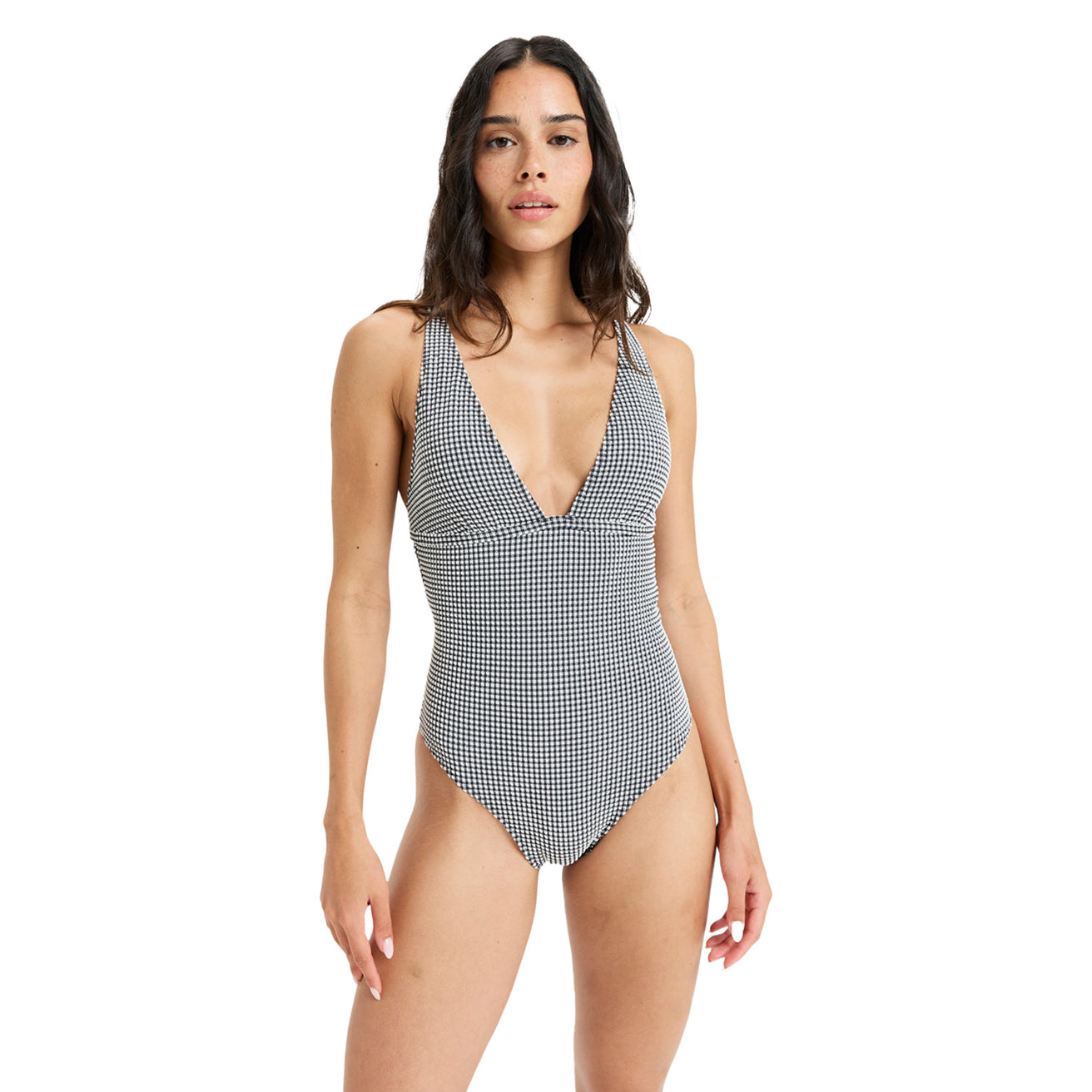 Roxy | Gingham one-piece swimsuit