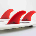 FCS | FCS II Accelerator Neo Glass Eco Tri Fins - Red