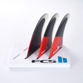 FCS | FCS II Accelerator PC Red/Black Tri Fin Set
