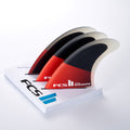 FCS | FCS II Accelerator PC Red/Black Tri Fin Set