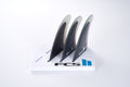 FCS | FCS II Reactor PC Charcoal/Black Tri Fin Set