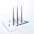 FCS | FCS II Reactor PC Charcoal/Black Tri Fin Set