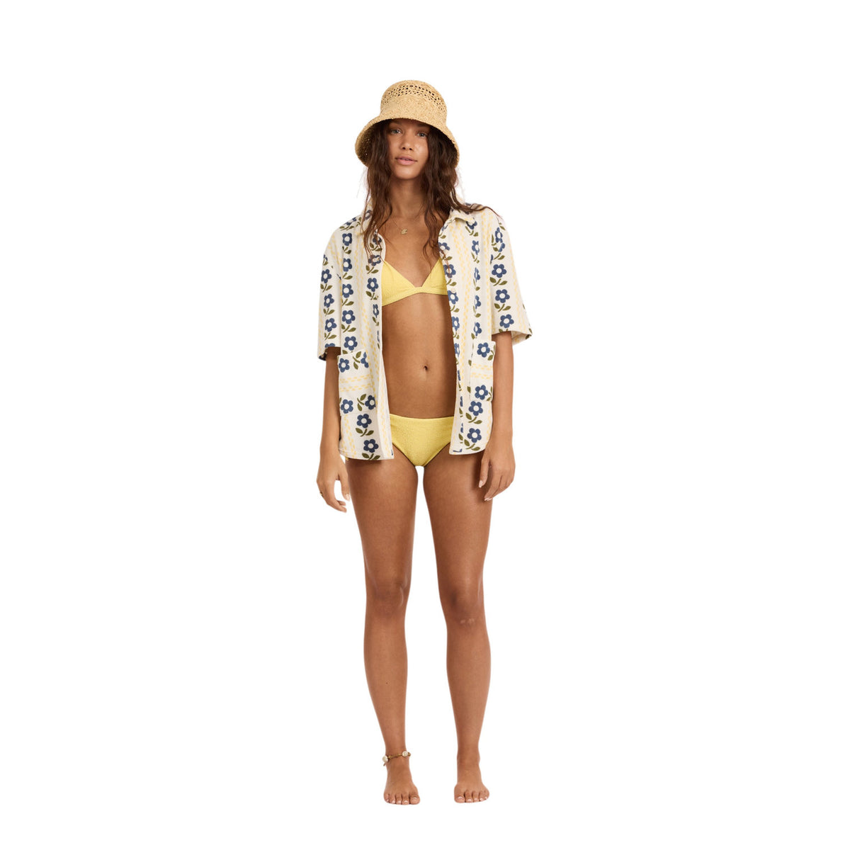 Sisstr | Women Beach Treasures Knit Shirt Short Sleeves