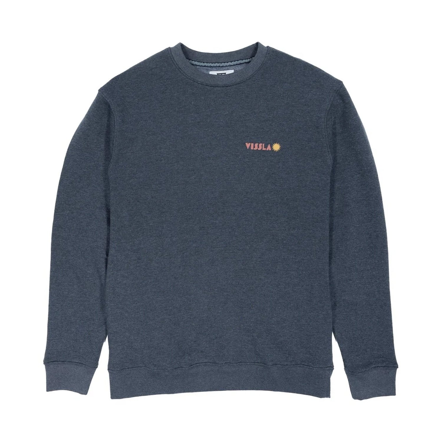 Men Coastal Life Eco Fleece Sweatshirt - Black heather - Vissla