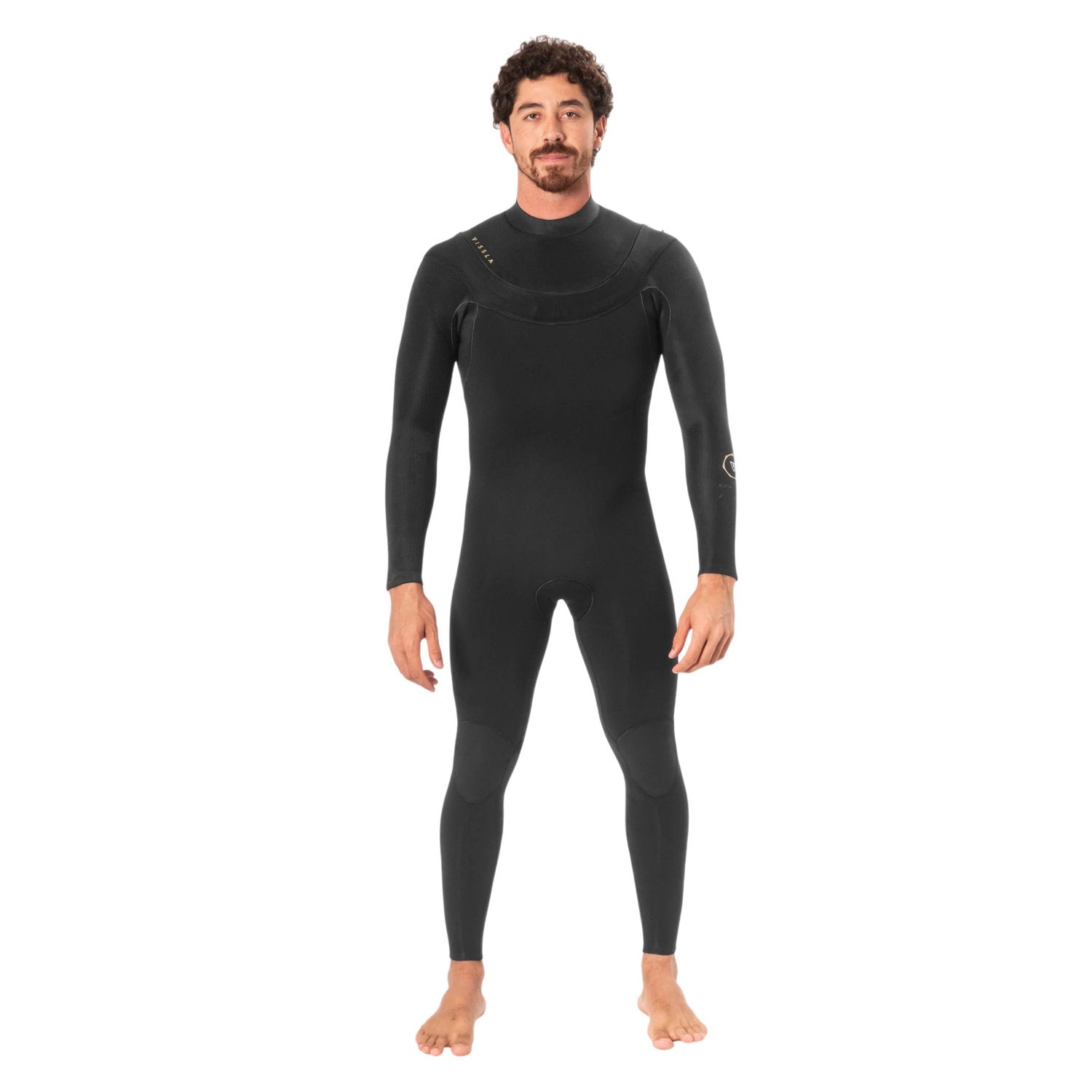 Men New Seas U-Zip Full Wetsuit - 4/3mm - Vissla - GONG Galaxy