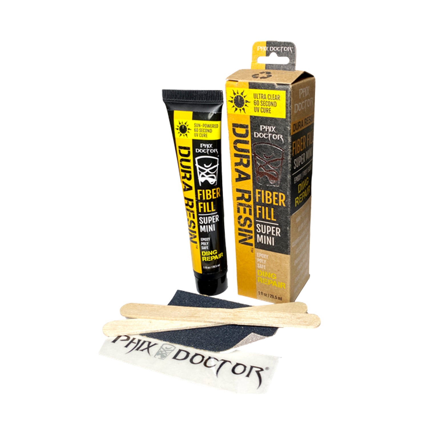 Phix Doctor | SunPowered Super Mini Dura Resin Fiberfill Kit 1 oz