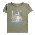 Roxy | T-Shirt Girl Purple Hearts - Agave Green
