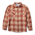 Vissla | Eco-Zy Boys Ls Polar Flannel Shirt - Barn Red