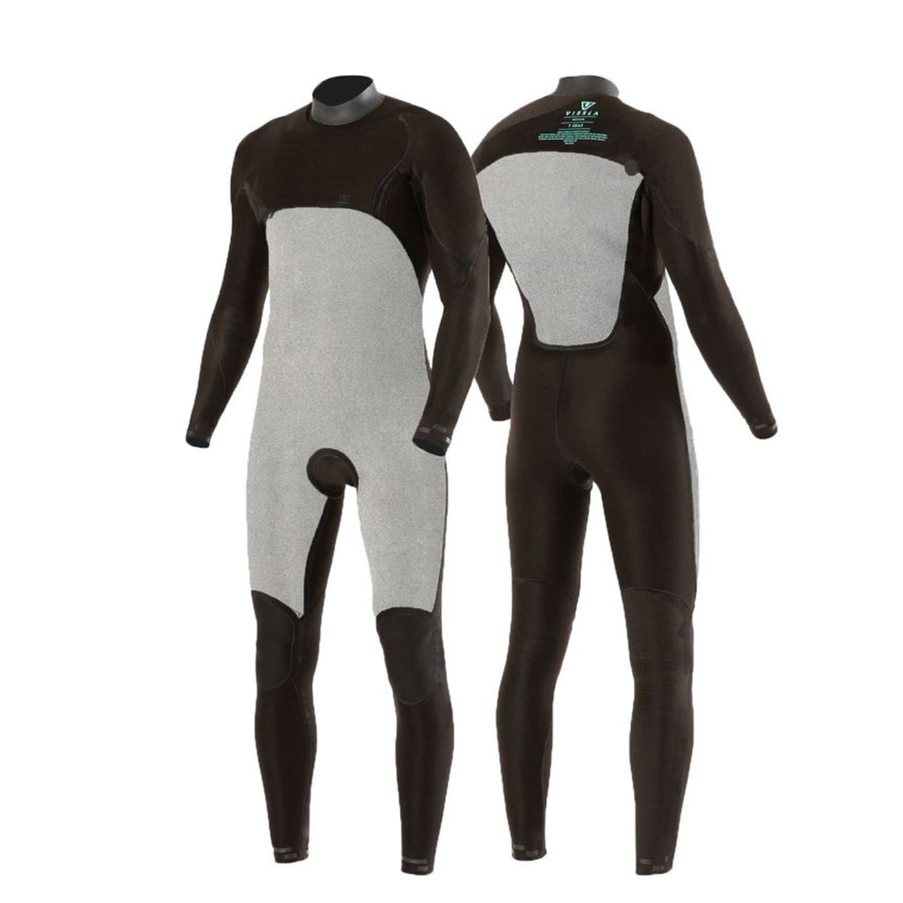 Vissla | Men Fullsuit 7 Seas Comp 3/2 Chest Zip - Black