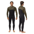 Vissla | Men Full Suit High Seas Chest Zip 4/3 - Army