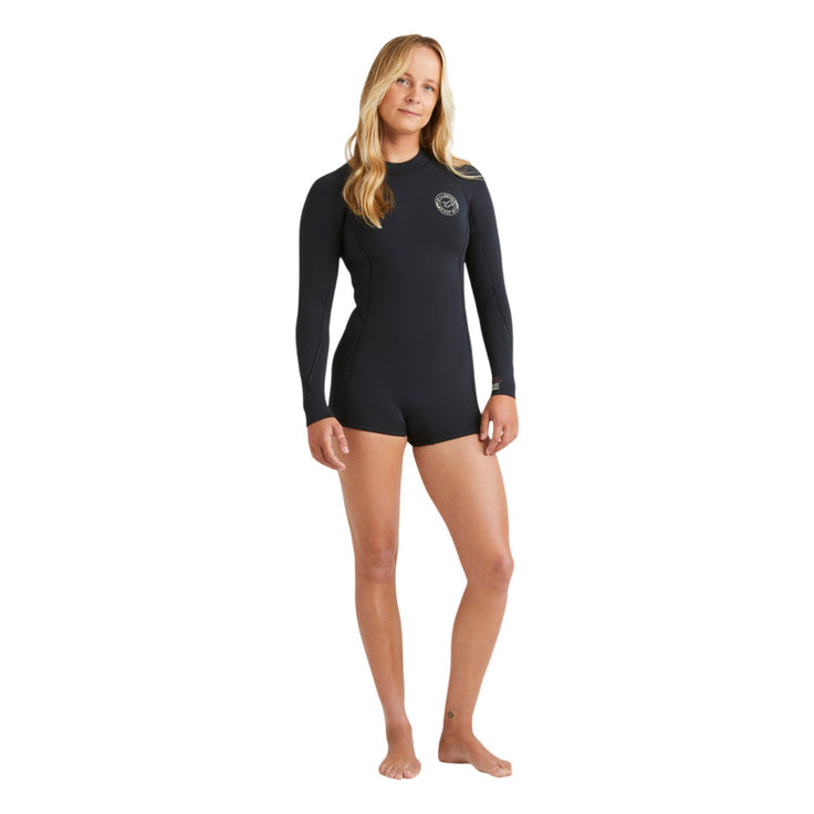 Billabong | Women Spring Fever Natural Back Zip Long Sleeves Shorty - 2mm