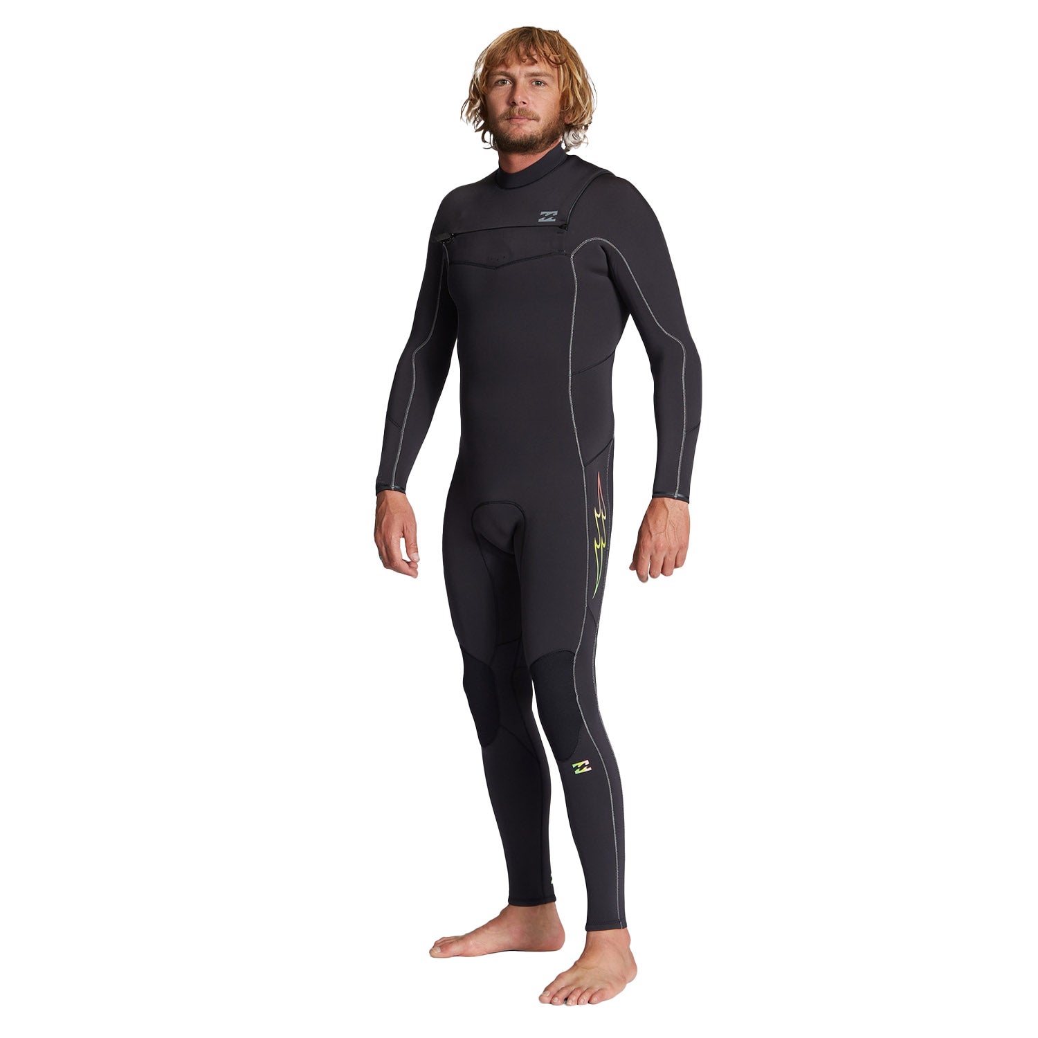 Billabong | Men Fullsuit Absolute 3/2 Chest Zip - Black Fade