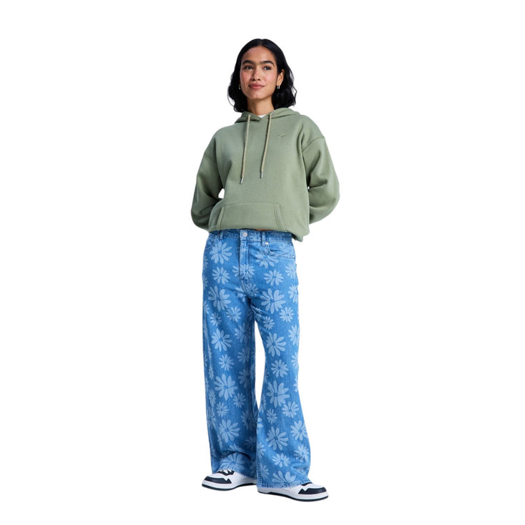 Roxy | Women Boogie Night Mid Surf Wash Pants