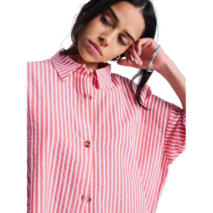 Roxy | Chemise à Manches Courtes Femme Beachy Nostalgia