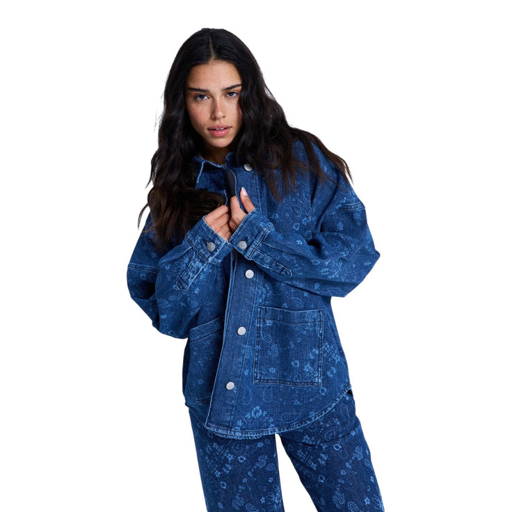 Roxy | Women Kick Back Washed Denim Jacket