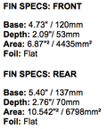 FCS | Fin B5 Bonzer Quad Set