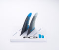 FCS | Fin Gx-Q Side Or Quad Rear Blue Smoke