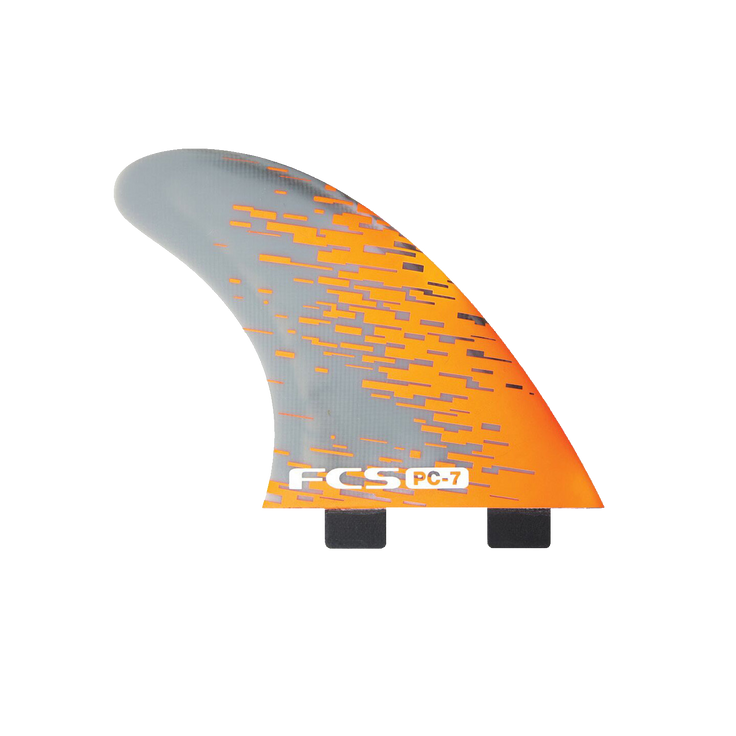 FCS | Fin PC7 Orange Smoke Tri Fin Set