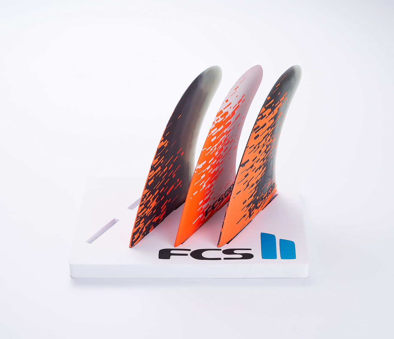 FCS | Fin PC7 Orange Smoke Tri Fin Set