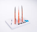 FCS | Fin PC7 Orange Smoke Tri Fin Set